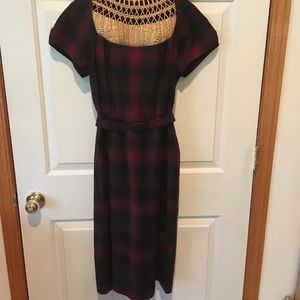 Banana Republic plaid dress